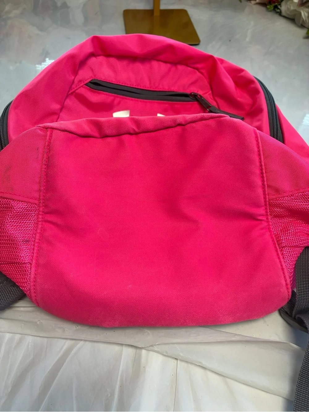 Under Armour Hustle Jr II T-Ball Bat Pack Pink Gray Baseball Backpack UASB-HJBP2